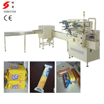 Biscuit Trayless on Edge Packing Machine