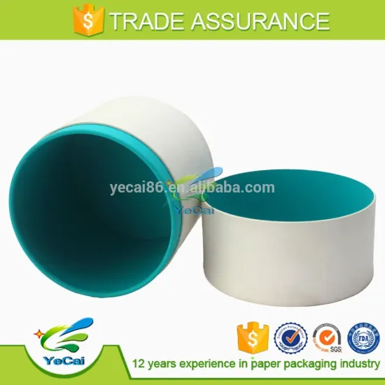 Telescope paper tube round paper luxury cosmetic packaging design