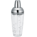 Shaker en verre de 700 ml avec dessus en acier inoxydable