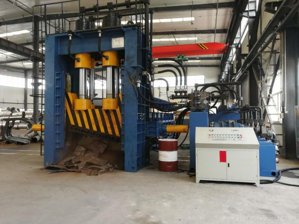 Hydraulic Guillotine Sheet Metal Shear Recycling Machine