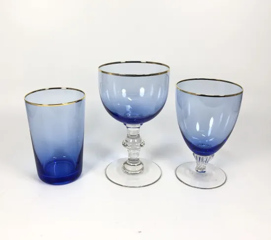 custom colored stemless goblet wine glasses