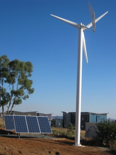 50kw Wind Turbine And Solar Panels Hybrid Power System, High Quality ...