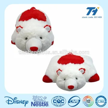 Red heart emoji pillow of teddy bear shape for valentine gift
