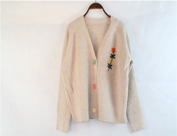 Autumn Cashmere Wool Knitted Sweater Cardigan Casual