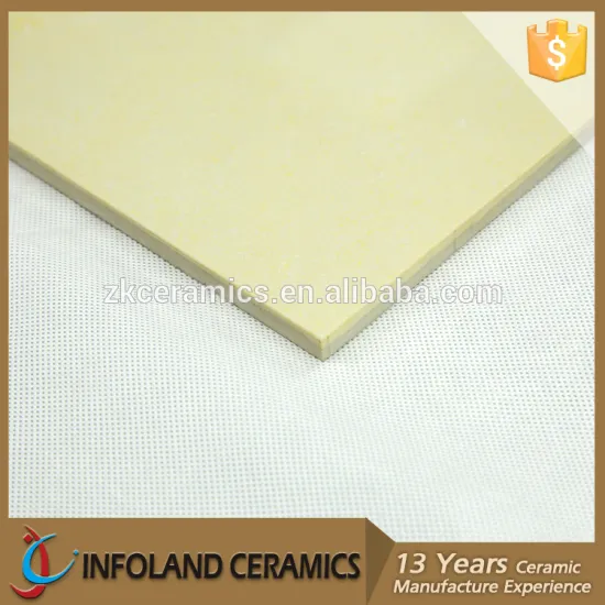 Polycrystal Yellow Color Porcelain Polished Ceramic Tile XAH6002