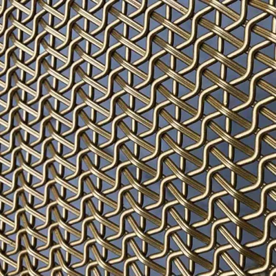 Decorative Metal Woven Wire Mesh for Architecture
