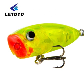 LETOYO Popper Lure 200mm with 3D Bionic Fishing Eye Mini Senuelo Popper Lure Blanks