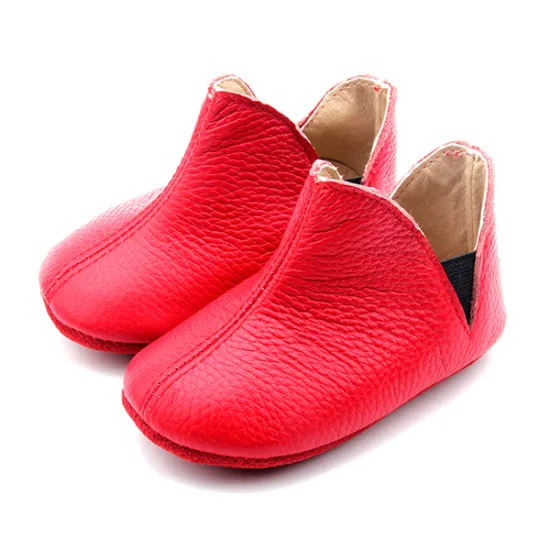 2017 Newest Design Winter Toddler Boots Soft Sole Leather Baby Boot