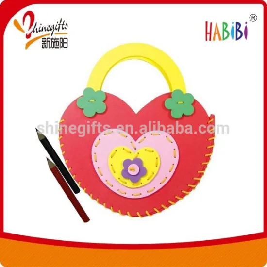 cute DIY eva pencil vase for children