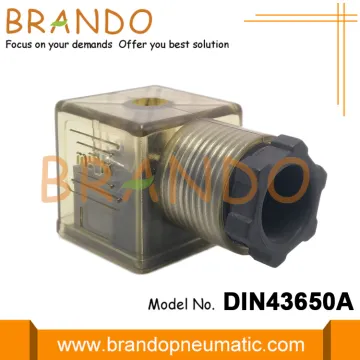 Brown DIN 43650 Form A Solenoid valve Connector
