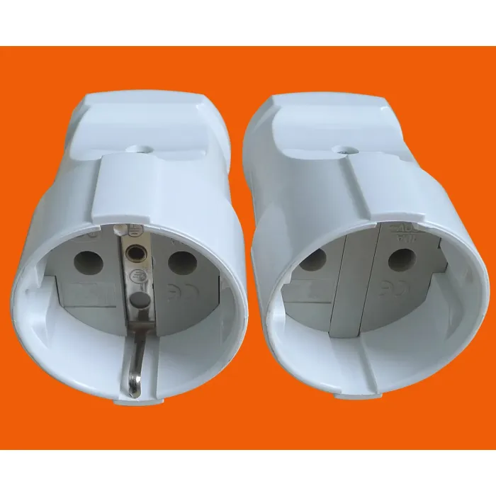 Soket Listrik 2 Pin Bulat Gaya Eropa (P8062)