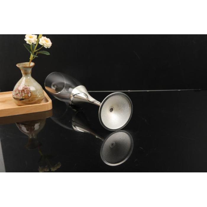 Exquisita taza de cristal hecha a mano de lujo