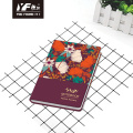 Custom flower style A5 hardcover Notebook & diary portable notebook & diary