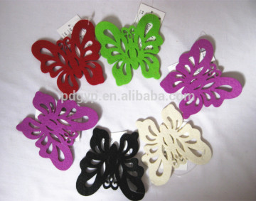 Economical And Practical felt butterfly shape placemat