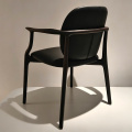 Solid Wooden Dining Chair Retro Elegant Light Luxurious Dining Chair Home Use Durable Simple Designer Dining Chair