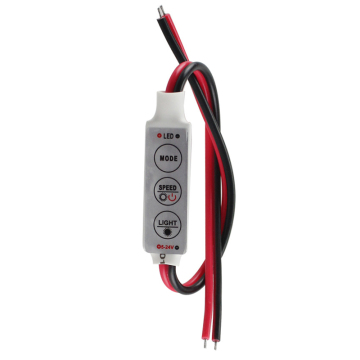 WS2812B LED 스트립 라이트 용 USB 미니 컨트롤러 -3 키/4 키, DC5V -24V 전원