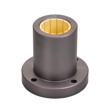 High-Strength Round Flange Linear Bearing Axially Secured by Bolts LIN-11RF Plastic