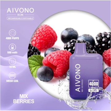 Aivono AIM Boxx 4000puffs Επαναφορτιζόμενη μίας χρήσης E-Cigarette