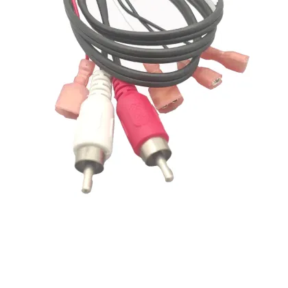 RCA Male Computer Speaker Stereo Audio Adapter Cable