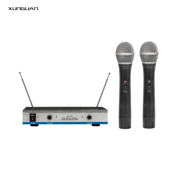 DH-744 VHF Wireless Microphone - Best Wholesale Price for Family and Singing