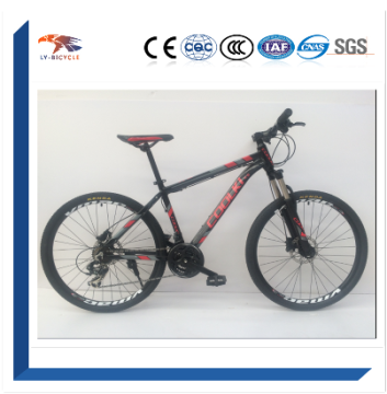 15" 17" 19" alloy frame 21/24 speed mountain bicycle/26" disc brake/wanda tire/OEM mountain bicycle