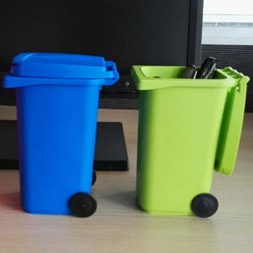 Great Cheap Garbage Bucket Colorful Trash Can and Recycling Mini Storage Bin Pen Holder for home or outdoor