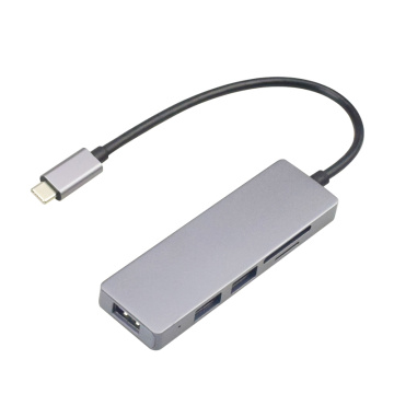 ТИП C К HDMI SD TF USB3.0 Адаптер