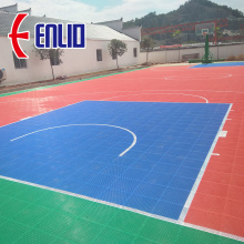 Plastikfliesen / Basketballplatz im Freien