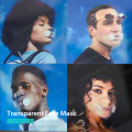 Прозрачное маски для лиц против дрянков