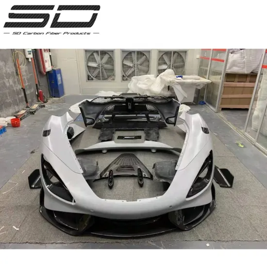 720S Upgrade: 765 765LT Front Bumper Lip Diffuser Side Skirts Bodykit for McLaren 720S