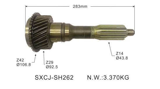 ME636001 Auto Parts: Transmission Gear Shaft 42T-29T-14T for MITSUBISHI