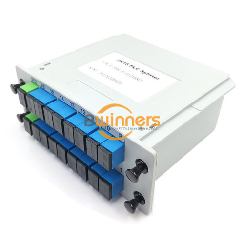โมดูลแทรก 2x16 SC/UPC Gpon Splitter