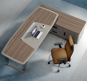 L Shape Office Computer Desk for Modern CEOs - 2020 Foshan Latest Design