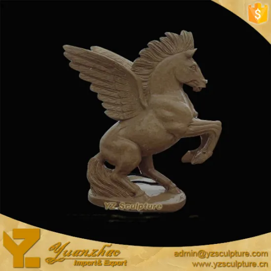 antique Stone horse garden Animal statue