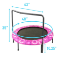 High Quality Indoor 48-inch Kids Trampoline With Handrail