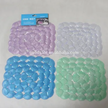 Rectangle shell anti-silp Sink Mats In Color