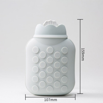 2025 New Silicone Hot Water Bottle: Premium, Safe, Durable, and Quick Pain Relief with Knitted Cover