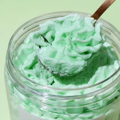 Natural Mint Lime Whipped Soap - Private Label Skin Deep Cleansing Refreshing Shower