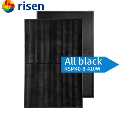 450 Wp Modulo Monocristalino Risen Titan Black Solar Panel