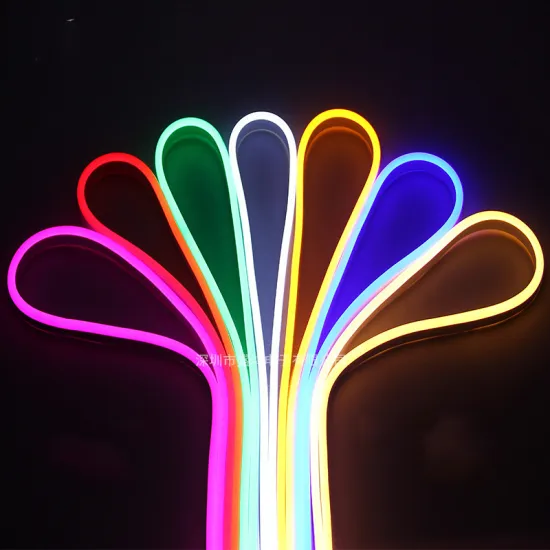 Rainbow Led Hanging Light Flex Tube Light Battery Powered colorful Lights