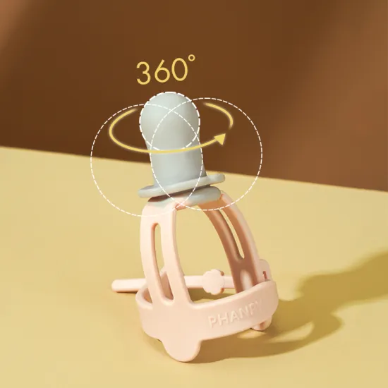 SiliconeTeether For Baby Pacifier Chain Factory Good Quality