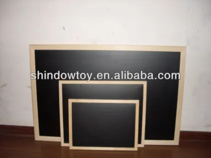 wooden blackboard