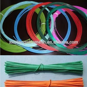 Anping PVC coated steel wire for binding wire/Wholesales durable Straight Cut Wire