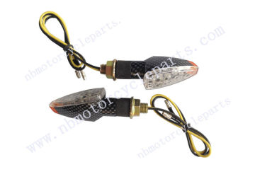 Carbon Motorcycle LED Turn Signal Indicator Light for Kawasaki Honda