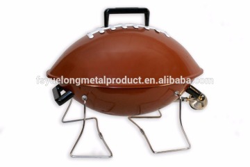 14.5'' Football shaped bbq Grill camping bbq balcony barbecue gas grill