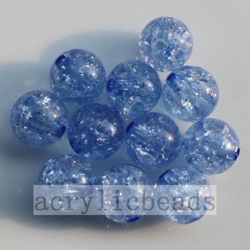 Nice clear decorative round crack jewelry beads