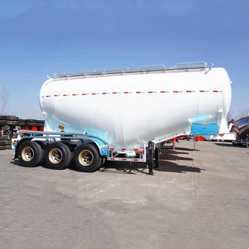 6x4 Bulk Cement Tanker Trailer with 38cbm Capacity for Powder Transport