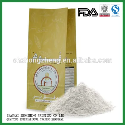 flour packaging bag flour paper bag 1kg flour bag
