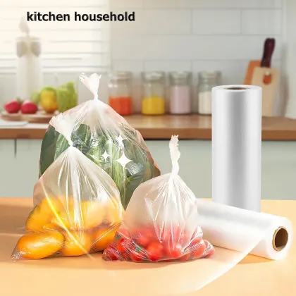 Fresh Produce Bags on Roll - Vegetables and Fruits Plastic Bags