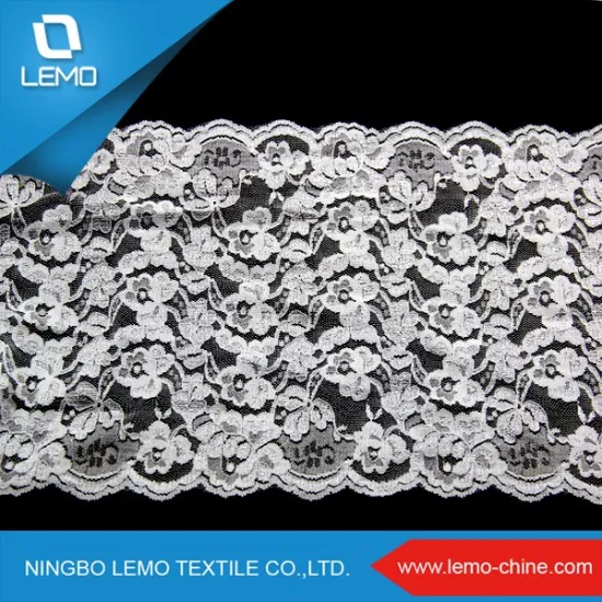 Polyester Flower Lace Fabric For Women Lingerie Dress